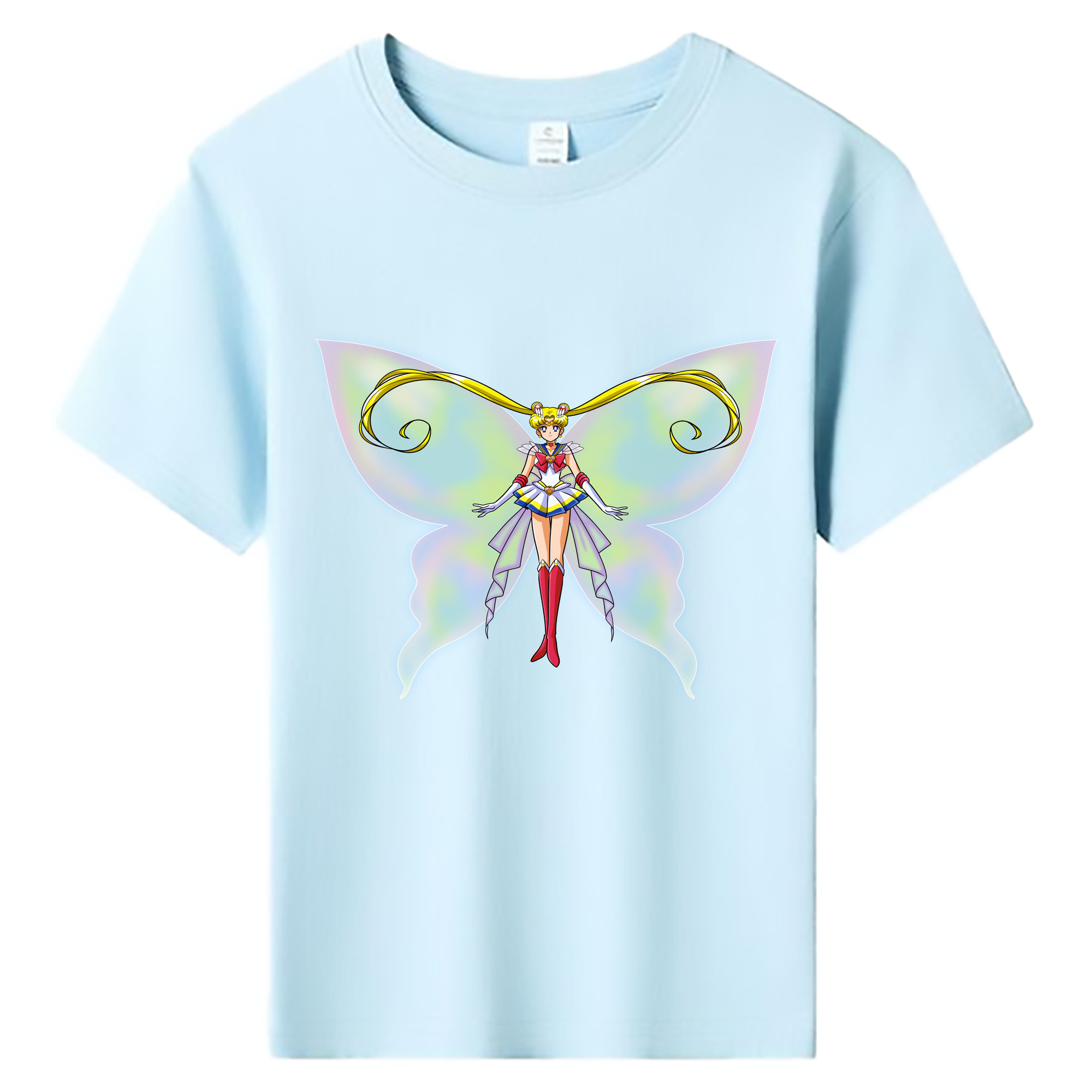 （画像用） 美少女戦士セーラームーン 月野 うさぎ つきの うさぎ Sailor Moon Tsukino Usagi 綿100％キッズTシャツ（フロントプリント）
